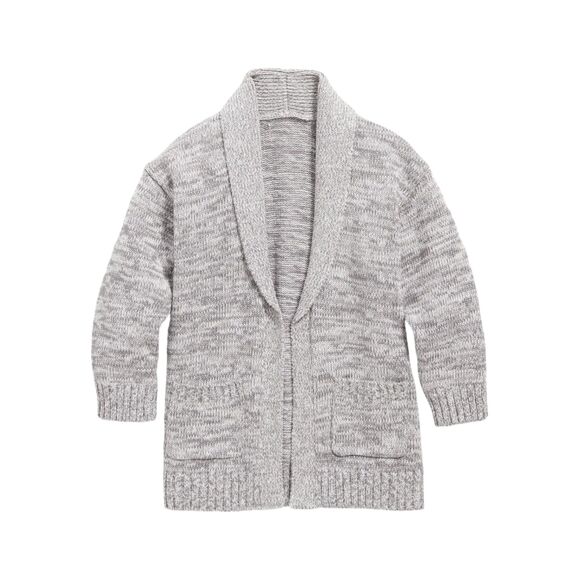 Old Navy Open Front Grey Marled Cardigan Toddler Size 3T - Picture 3 of 6